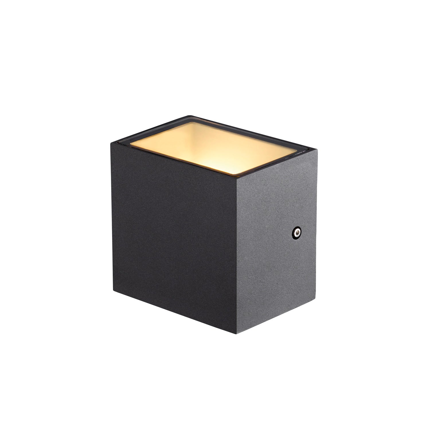 SITRA CUBE WL, luminária de montagem na parede e no teto LED Outdoor, antracite, IP65, 3000 K, 11 W