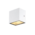 SITRA CUBE WL, luminária de montagem na parede e no teto LED Outdoor, branco, IP65, 3000 K, 11 W