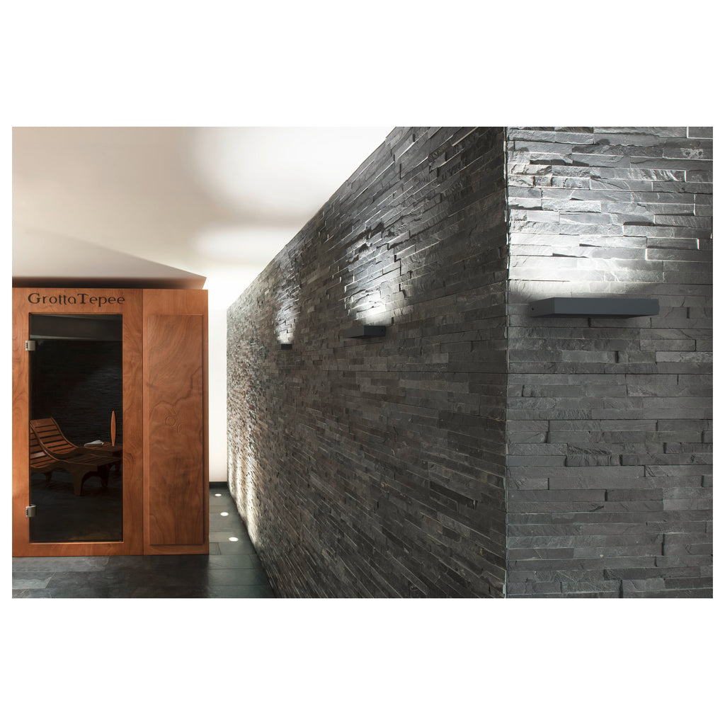 PEMA® WL, luminária de montagem na parede LED Outdoor, IP54, antracite, 3000 K