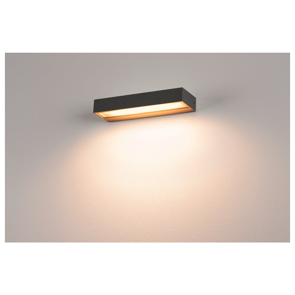 PEMA® WL, luminária de montagem na parede LED Outdoor, IP54, antracite, 3000 K