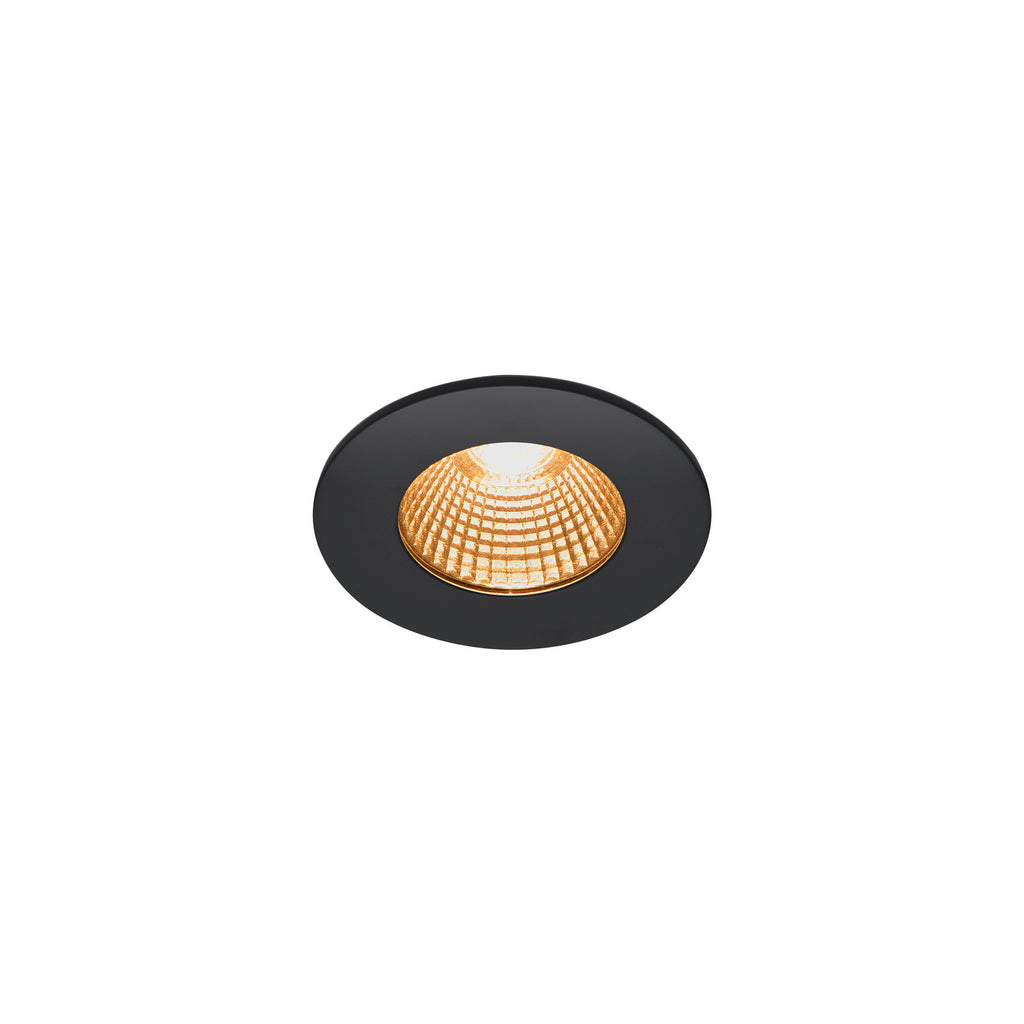 PATTA-I, luminária de exterior encastrada no teto LED, redondo DL IP65 preto 1800-3000 K