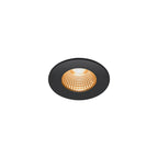 PATTA-I, luminária de exterior encastrada no teto LED, redondo DL IP65 preto 1800-3000 K