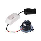 PATTA-I, luminária de exterior encastrada no teto LED, redondo DL IP65 preto 1800-3000 K