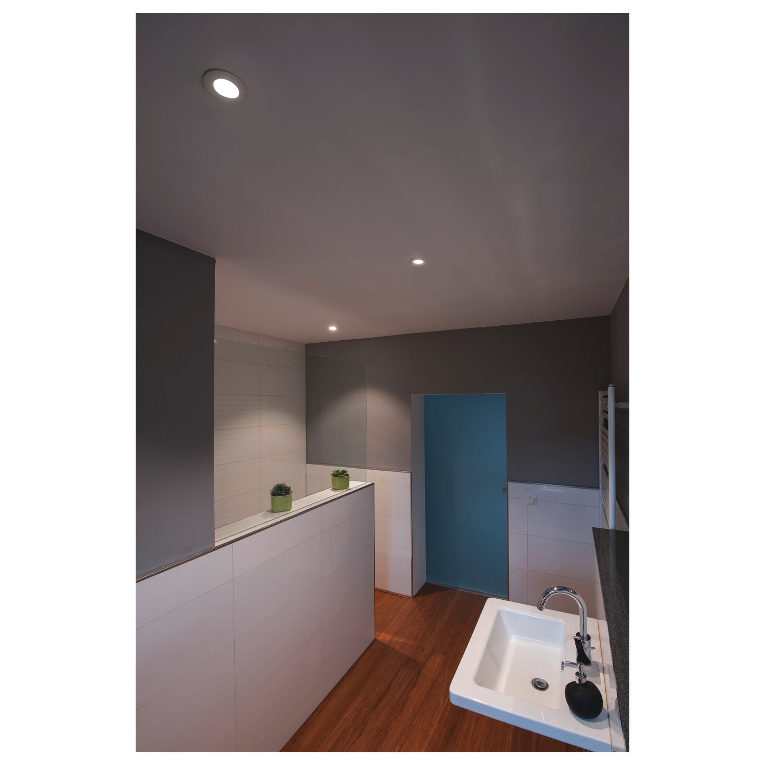 PATTA-I, luminária de exterior encastrada no teto LED, redondo DL IP65 branco 1800-3000 K
