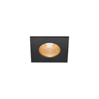 PATTA-I, luminária de exterior encastrada no teto LED, quadrado DL IP65 preto 1800-3000 K