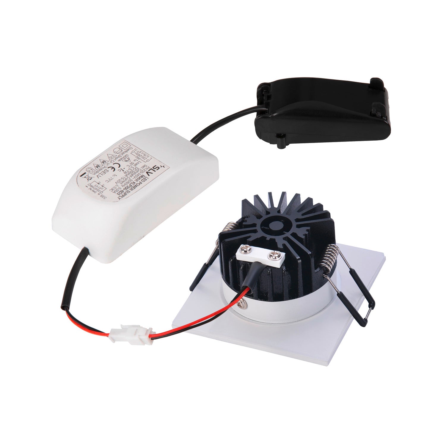 PATTA-I, luminária de exterior encastrada no teto LED, quadrado DL IP65 branco 1800-3000 K