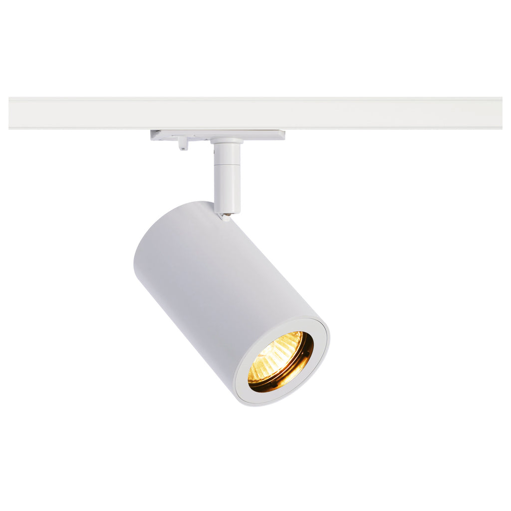 ENOLA_B TRACK SPOT, QPAR51 branco, 50 W, incl. adaptador de 1 fase