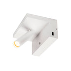 KARPO Bedside, luminária de montagem na parede LED Indoor, branco, 3000 K