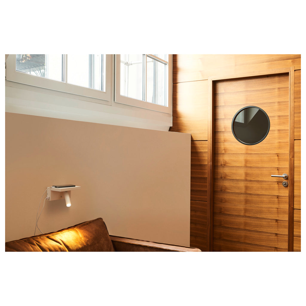 KARPO Bedside, luminária de montagem na parede LED Indoor, branco, 3000 K
