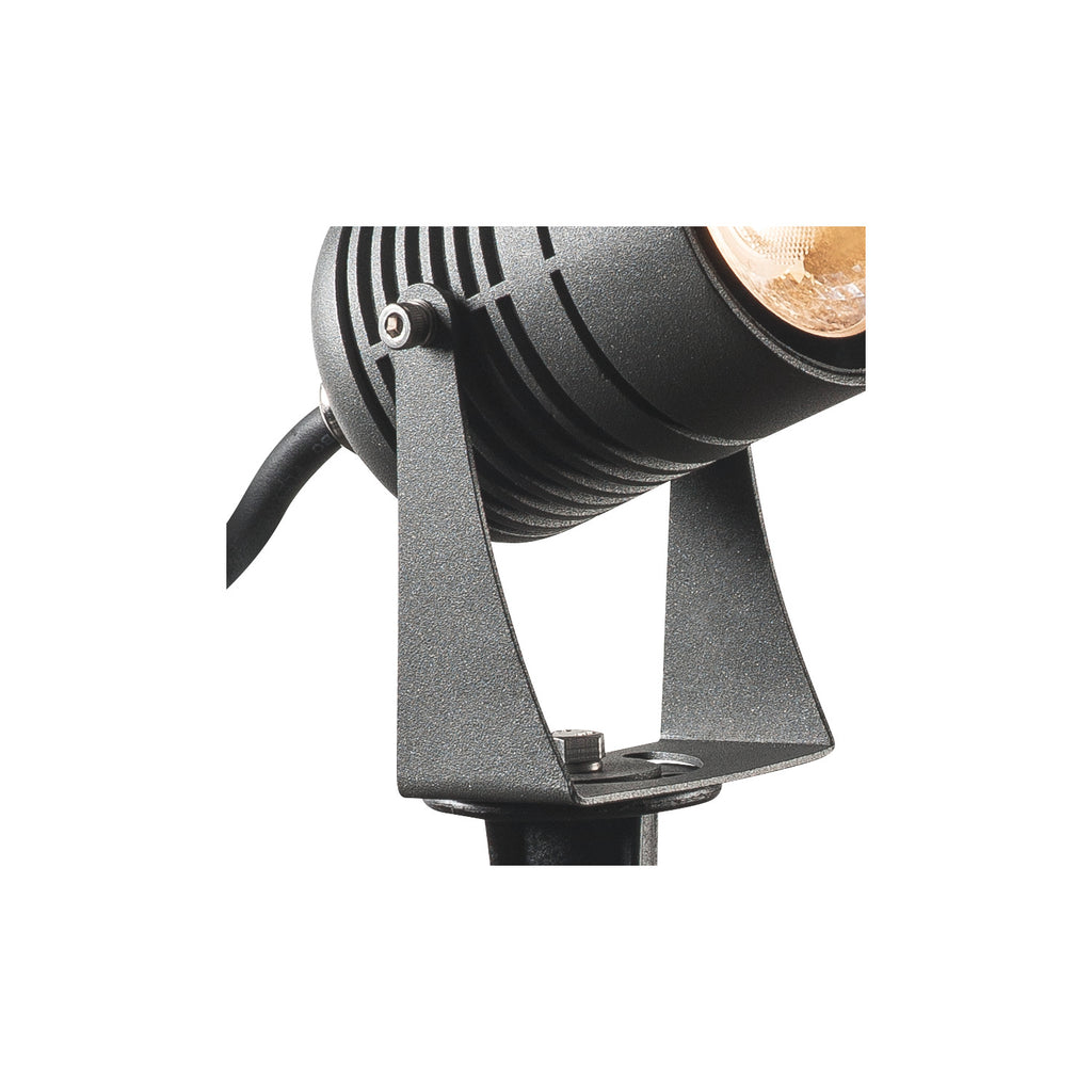 LED SPIKE, luminária de estaca LED Outdoor, antracite, IP55, 3000 K, 40º
