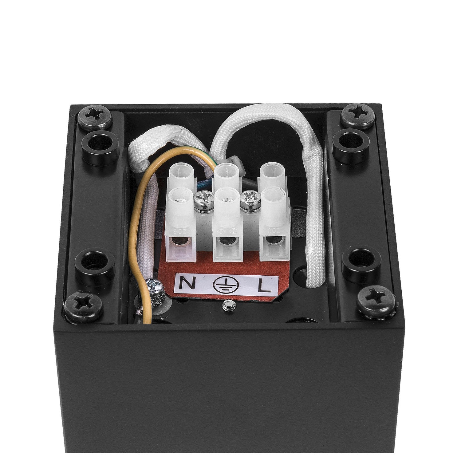 ALTRA DICE CL, luminária para montagem na parede e no teto, QPAR51, preto