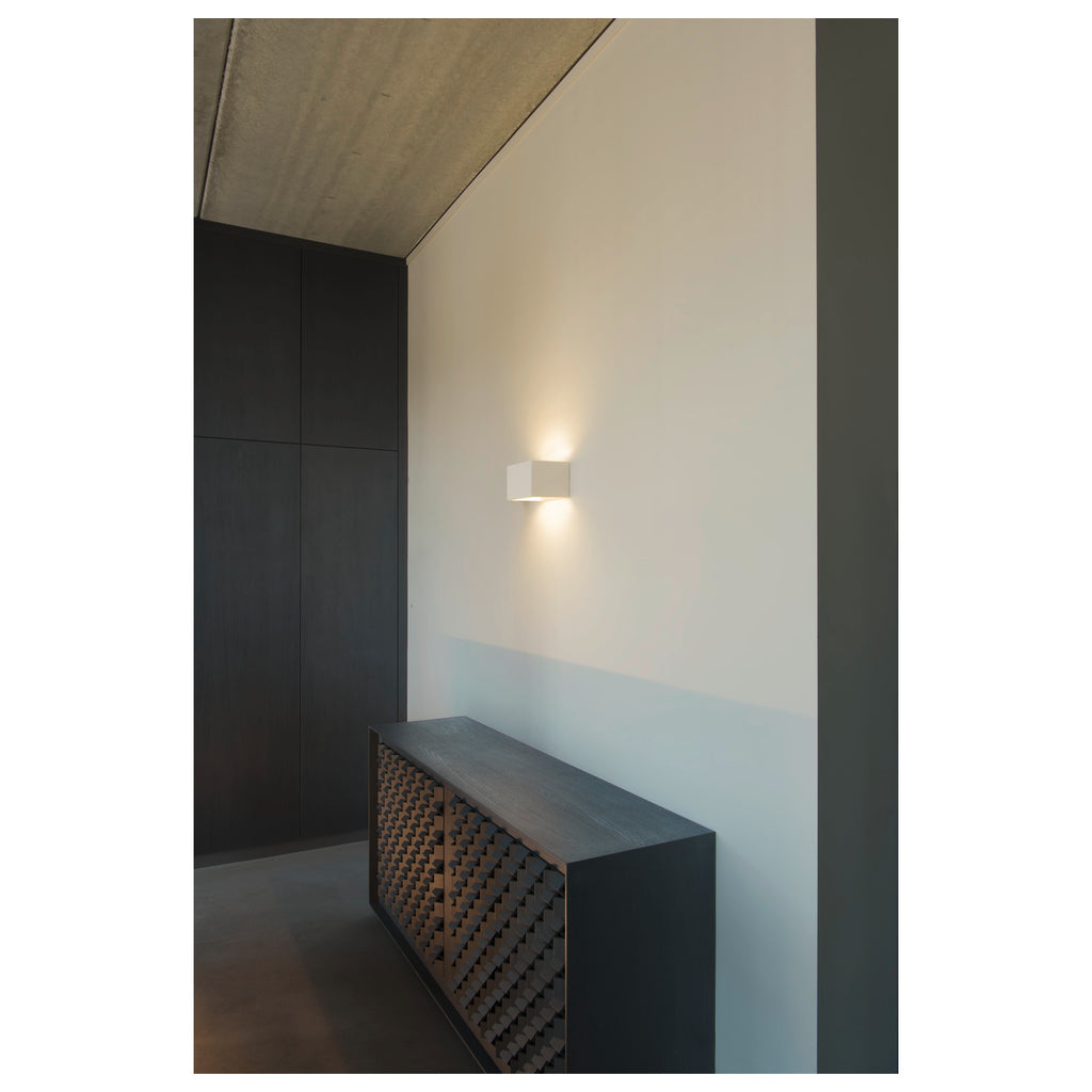 PLASTRA QT-DE12 WL, luminária de parede para interiores, branco