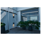 VILUA L WL Luminária de parede para exteriores antracite 3000 K IP54 100° 810 lm