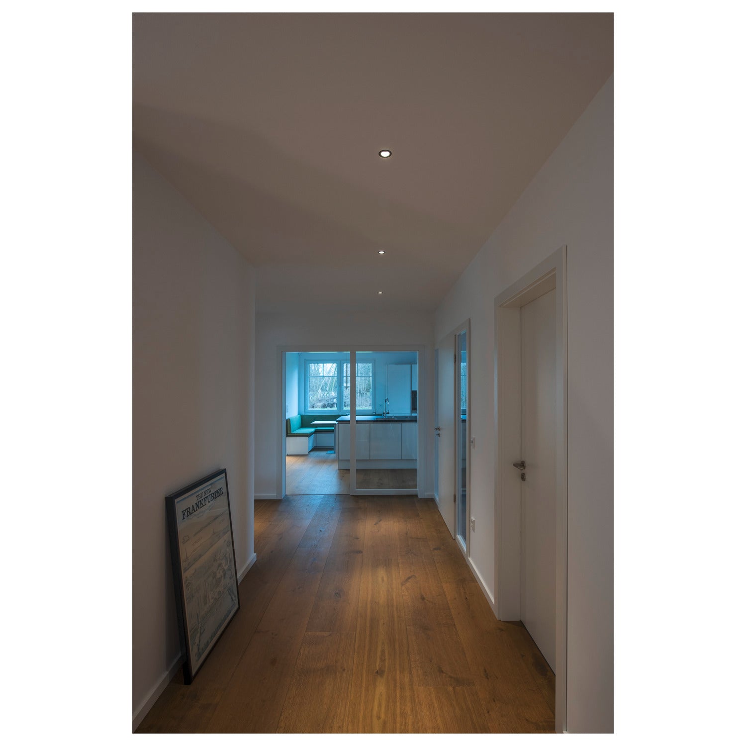 Luminária embutir no teto para interiores HORN MAGNA LED preto 3000 K 25°
