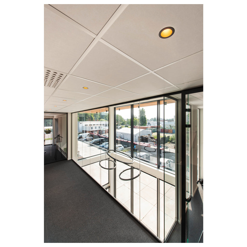 Luminária embutir no teto para interiores HORN MAGNA LED preto/dourado 3000 K 25°