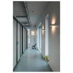 LOGS IN L, Luminária de montagem à superfície na parede Indoor LED branco 3000 K TRIAC luz regulável