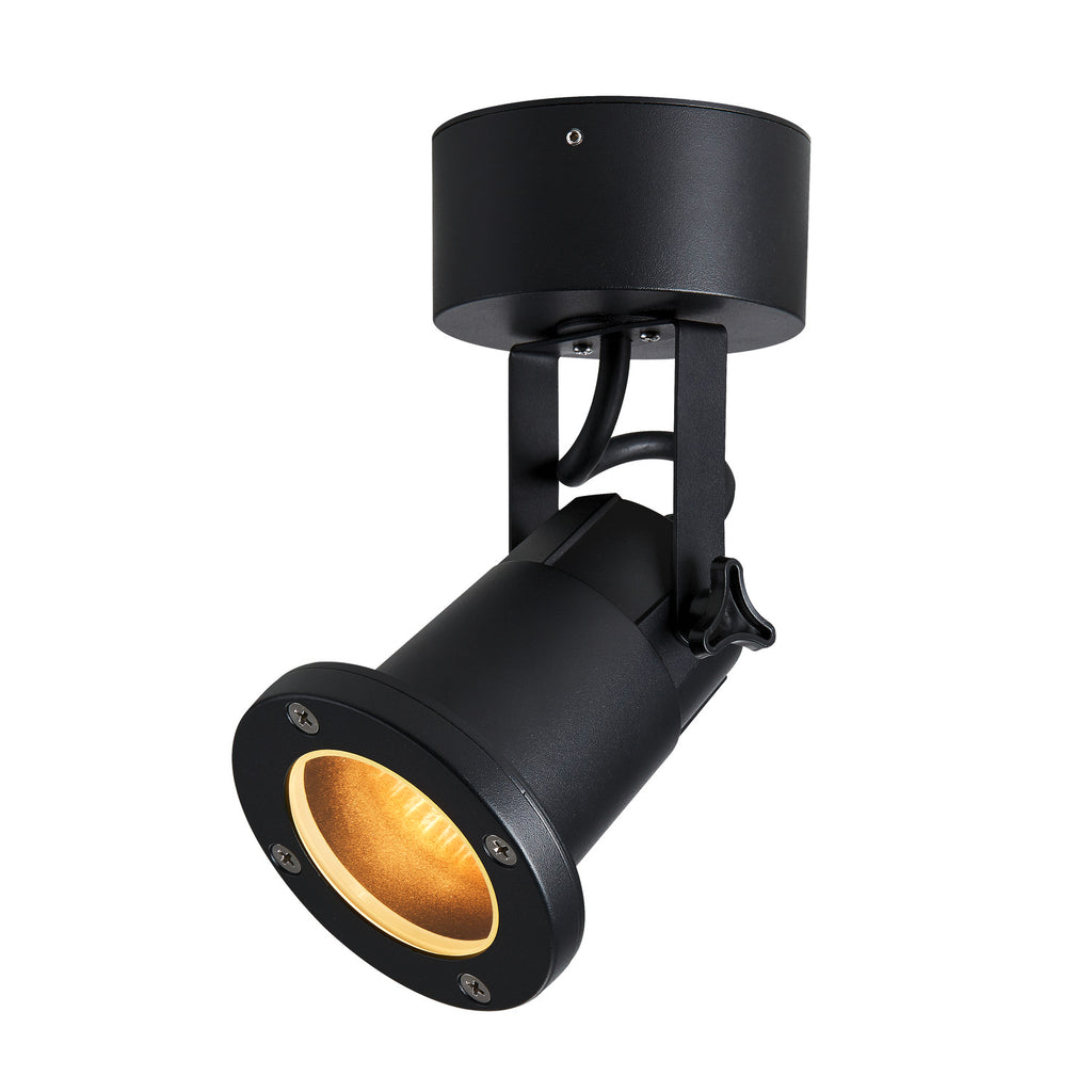 NAUTILUS WL QPAR51, luminária de montagem à superfície na parede Outdoor, preto