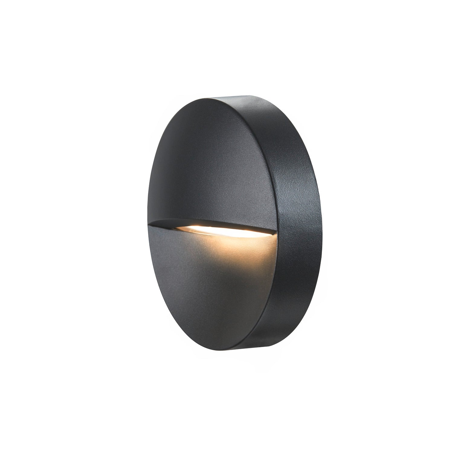 DOWNUNDER OUT, round WL Outdoor LED, Luminária de parede embutido, antracite, 3000 K