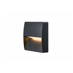 DOWNUNDER OUT, square WL Outdoor LED, Luminária de parede embutido, antracite, 3000 K