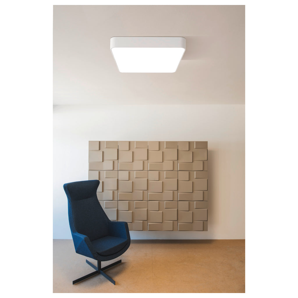 MEDO 60 SQUARE DALI, luminária de montagem à superfície no teto LED Indoor, branco, 3000 K