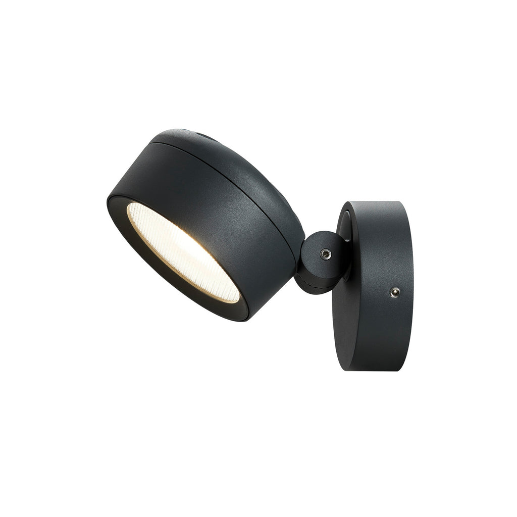 ESKINA, Luminária de embutir na parede e no teto Outdoor, antracite, 3000/4000 K, IP65, luz regulável
