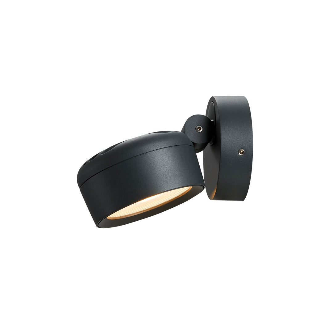 ESKINA, Luminária de embutir na parede e no teto Outdoor, antracite, 3000/4000 K, IP65, luz regulável