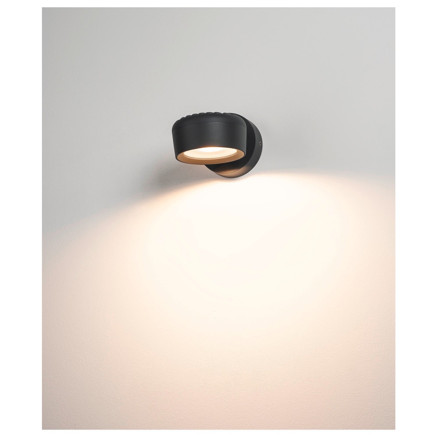 ESKINA, Luminária de embutir na parede e no teto Outdoor, antracite, 3000/4000 K, IP65, luz regulável