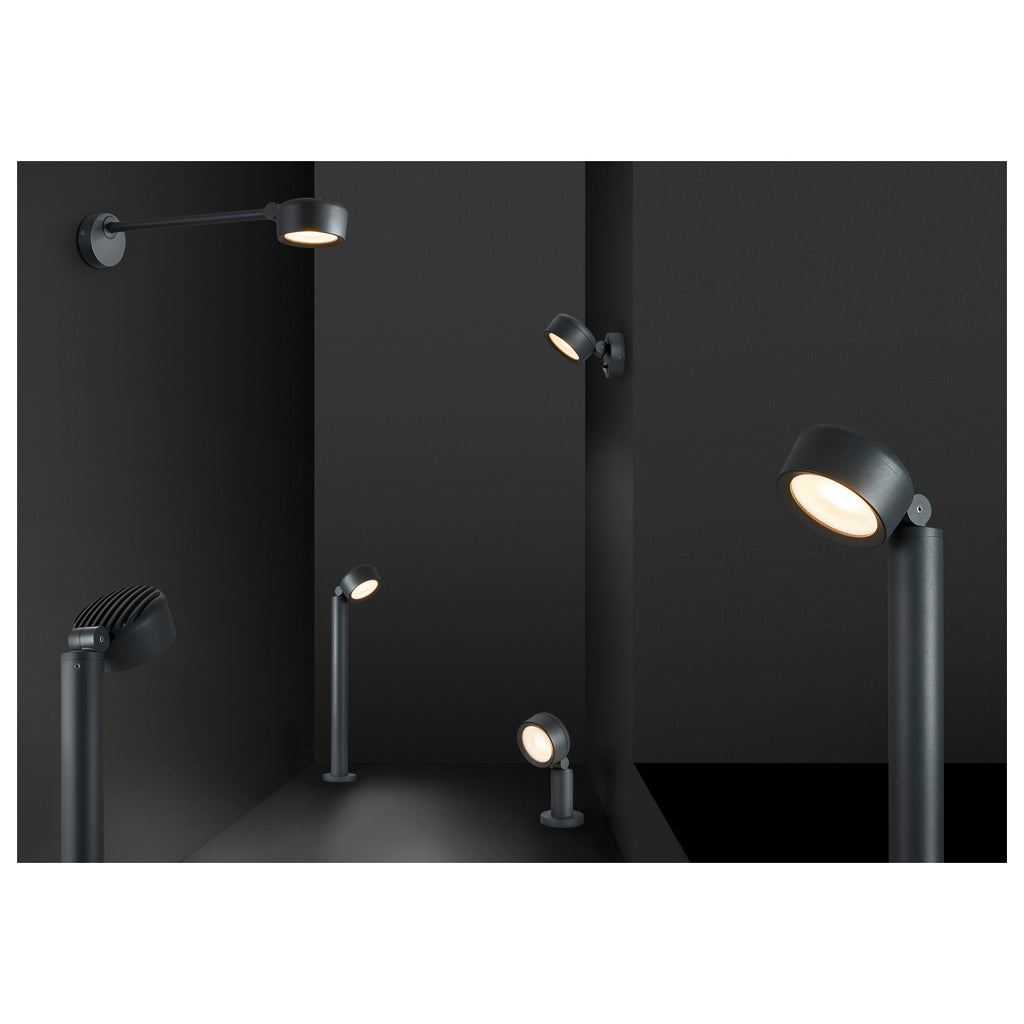 ESKINA SENSOR, luminária de embutir na parede e no teto Outdoor, antracite, 3000/4000 K, IP54