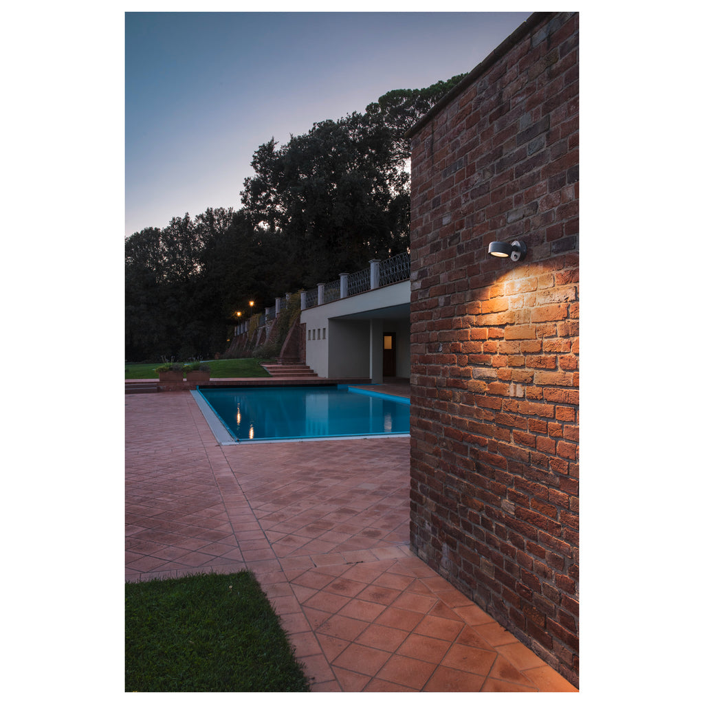 ESKINA SENSOR, luminária de embutir na parede e no teto Outdoor, antracite, 3000/4000 K, IP54