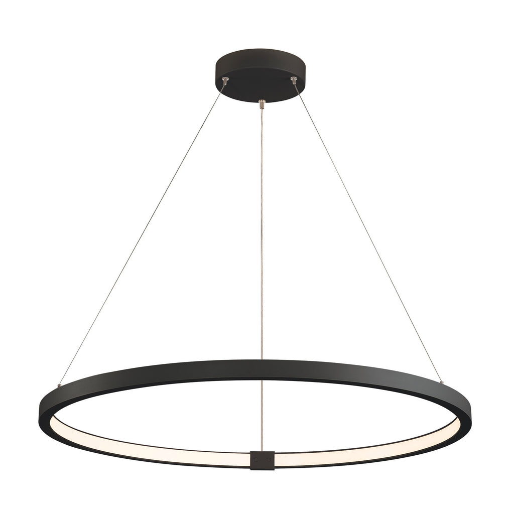 ONE 80 DALI, luminária suspensa LED de interior, preto, 3000/4000 K