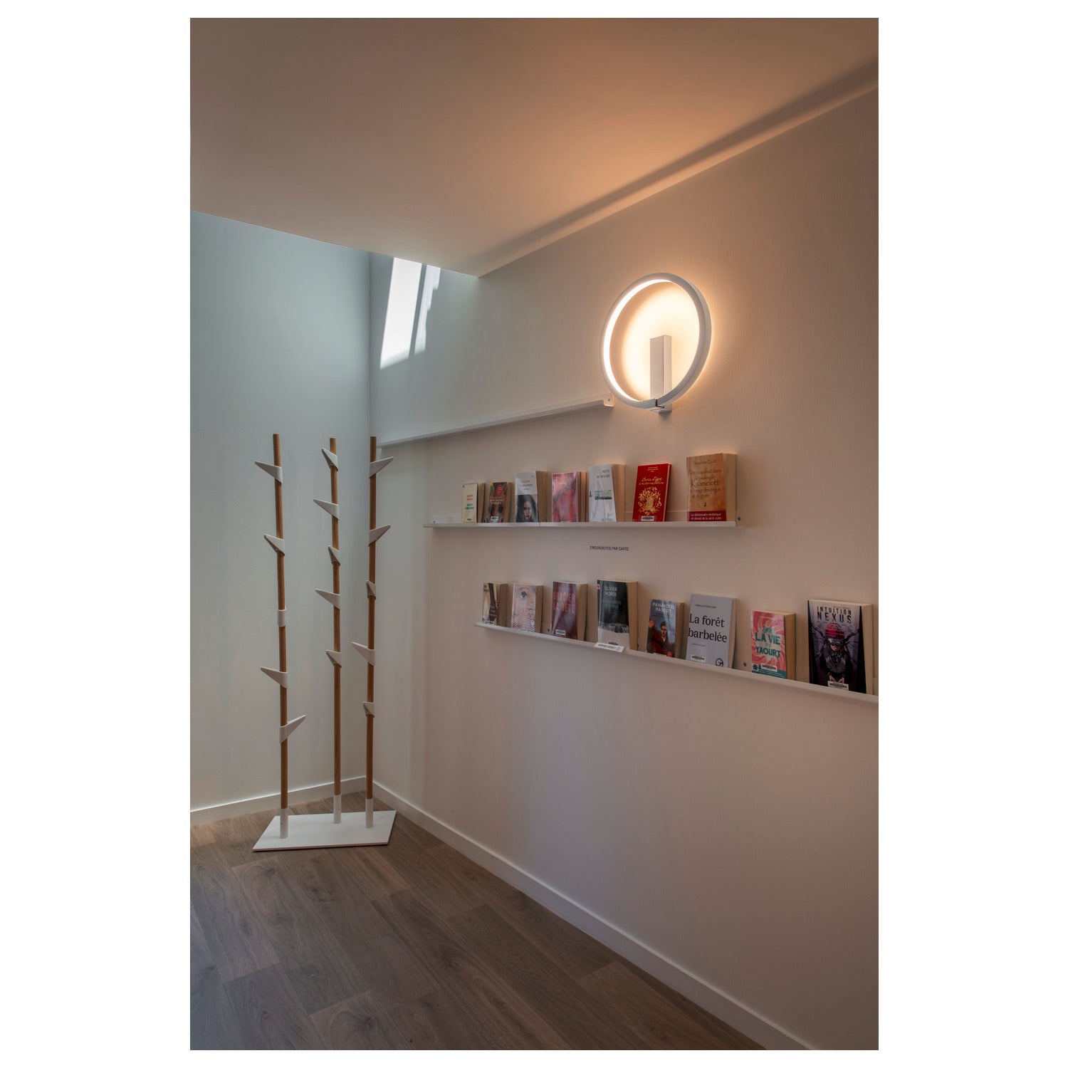 ONE 40 DALI, luminária saliente para a parede interior LED, branco, 3000/4000 K