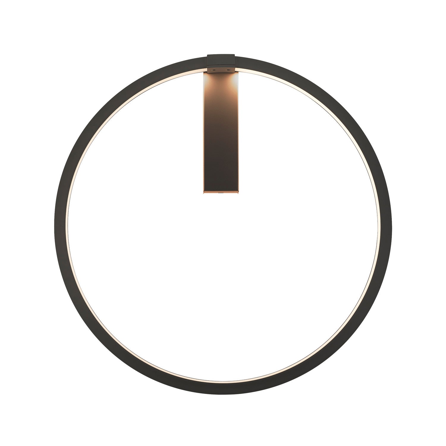 ONE 60 DALI, luminária saliente para a parede interior LED, preto, 3000/4000 K