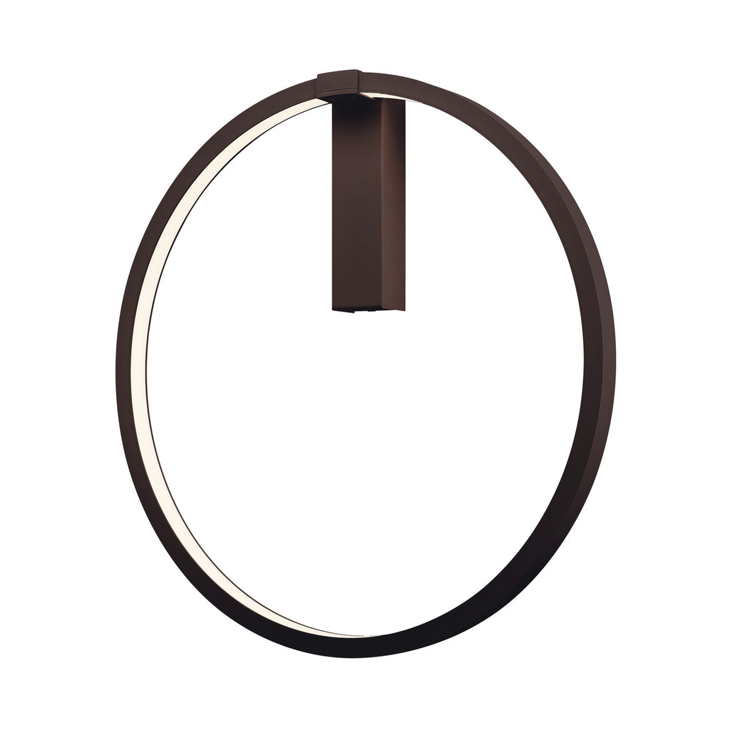 ONE 60 DALI, luminária saliente para a parede interior LED, preto, 3000/4000 K