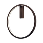 ONE 60 DALI, luminária saliente para a parede interior LED, preto, 3000/4000 K