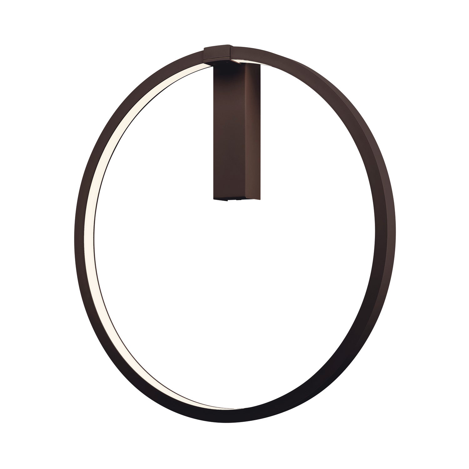 ONE 60 DALI, luminária saliente para a parede interior LED, preto, 3000/4000 K
