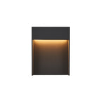 FLATT, luminária de montagem à superfície na parede LED Outdoor, 3000/4000 K, IP65, antracite