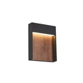 FLATT, luminária de montagem à superfície na parede LED Outdoor, 3000/4000 K, IP65, antracite/castanho
