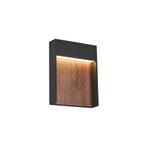 FLATT, luminária de montagem à superfície na parede LED Outdoor, 3000/4000 K, IP65, antracite/castanho