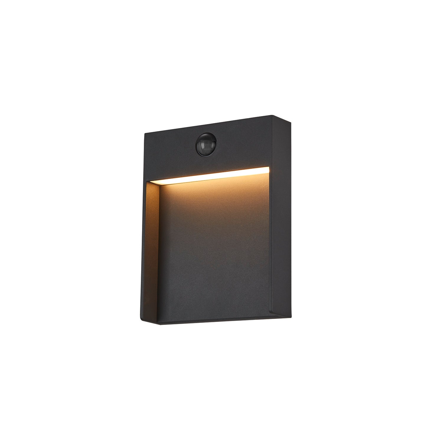 FLATT SENSOR, luminária de montagem à superfície na parede LED Outdoor, 3000/4000 K, IP54, antracite