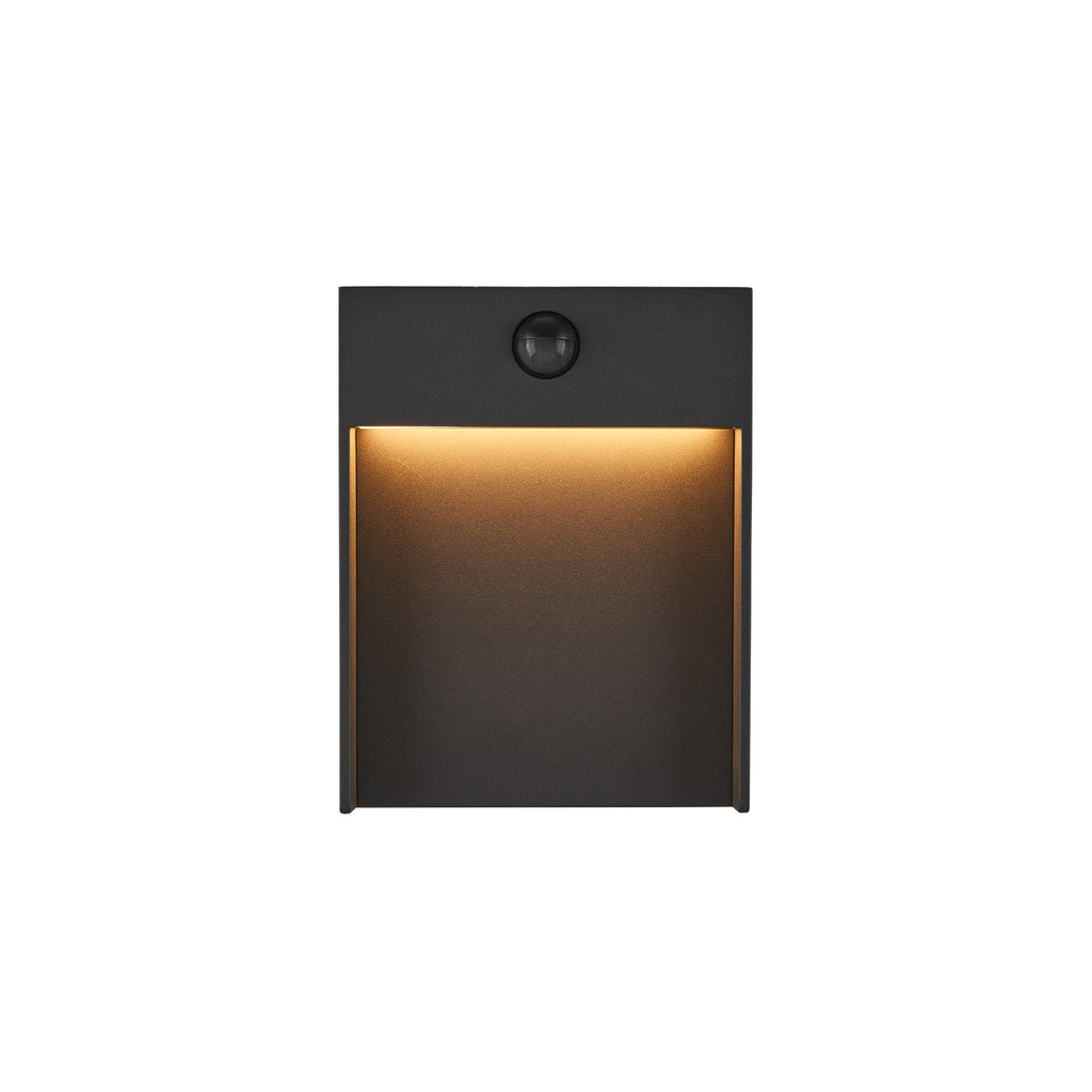 FLATT SENSOR, luminária de montagem à superfície na parede LED Outdoor, 3000/4000 K, IP54, antracite