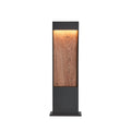 FLATT POLE 65, luminária de pé LED exterior, 3000/4000 K, IP65, antracite/castanho