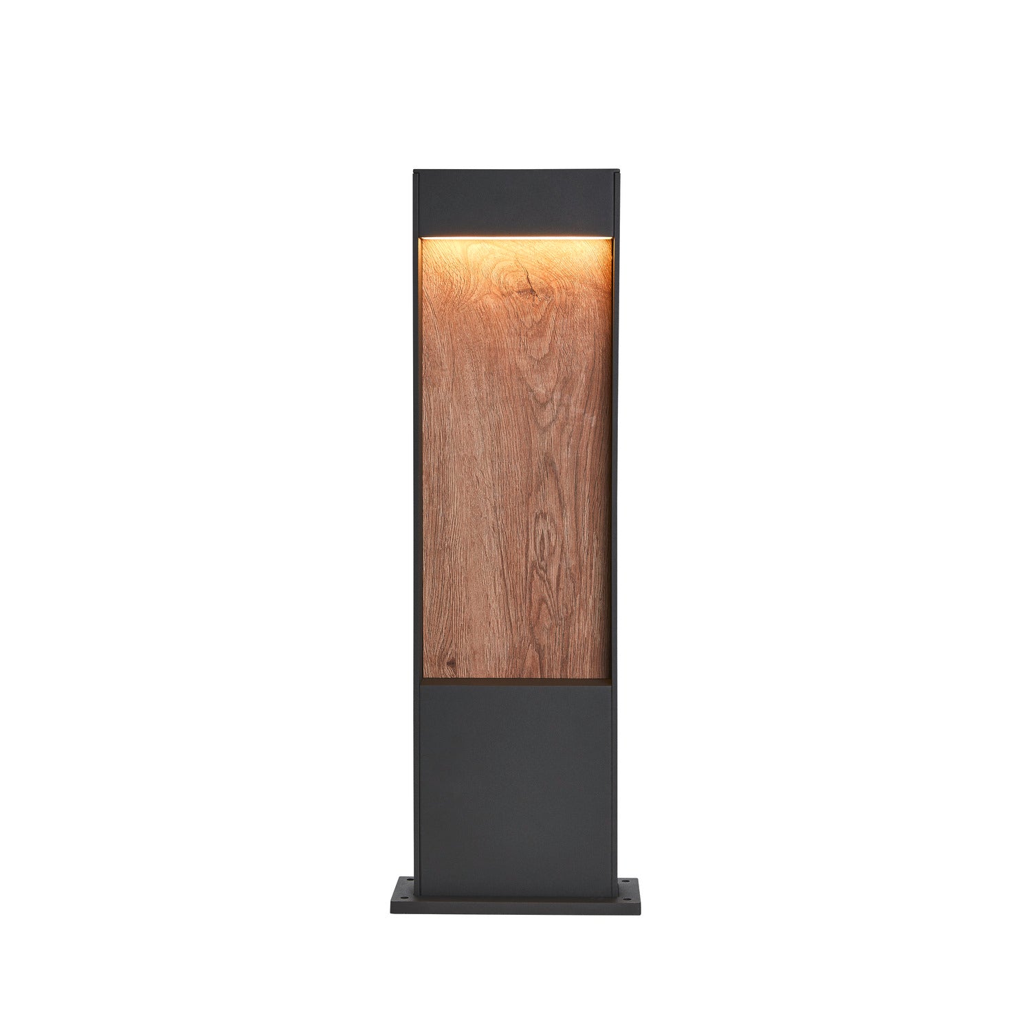 FLATT POLE 65, luminária de pé LED exterior, 3000/4000 K, IP65, antracite/castanho