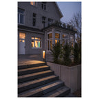 FLATT POLE 65, luminária de pé LED exterior, 3000/4000 K, IP65, antracite/castanho