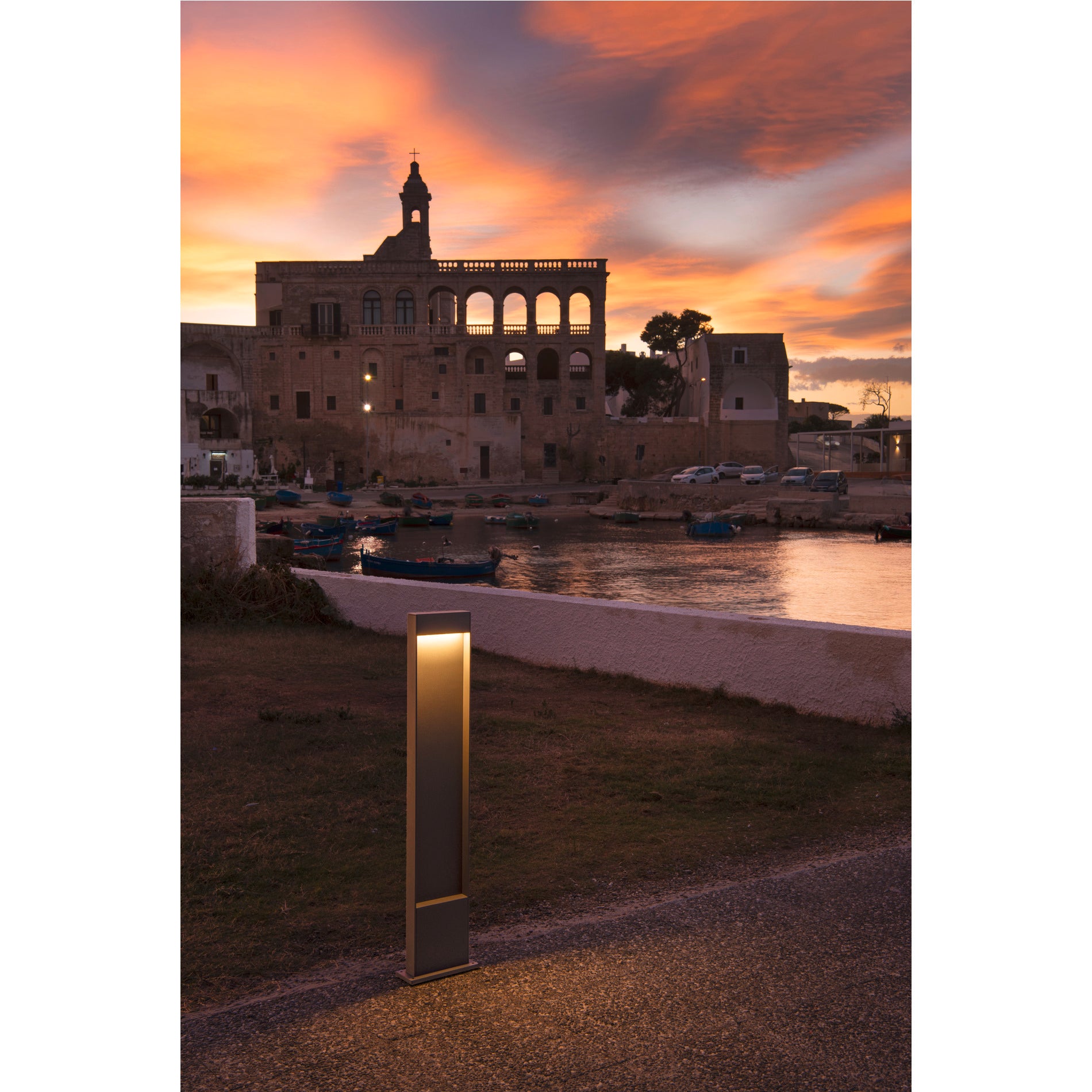 FLATT POLE 100, luminária de apoio LED Outdoor, 3000/4000 K, IP65, antracite