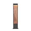 FLATT POLE 100, luminária de pé LED exterior, 3000/4000 K, IP65, antracite/castanho