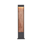 FLATT POLE 100, luminária de pé LED exterior, 3000/4000 K, IP65, antracite/castanho