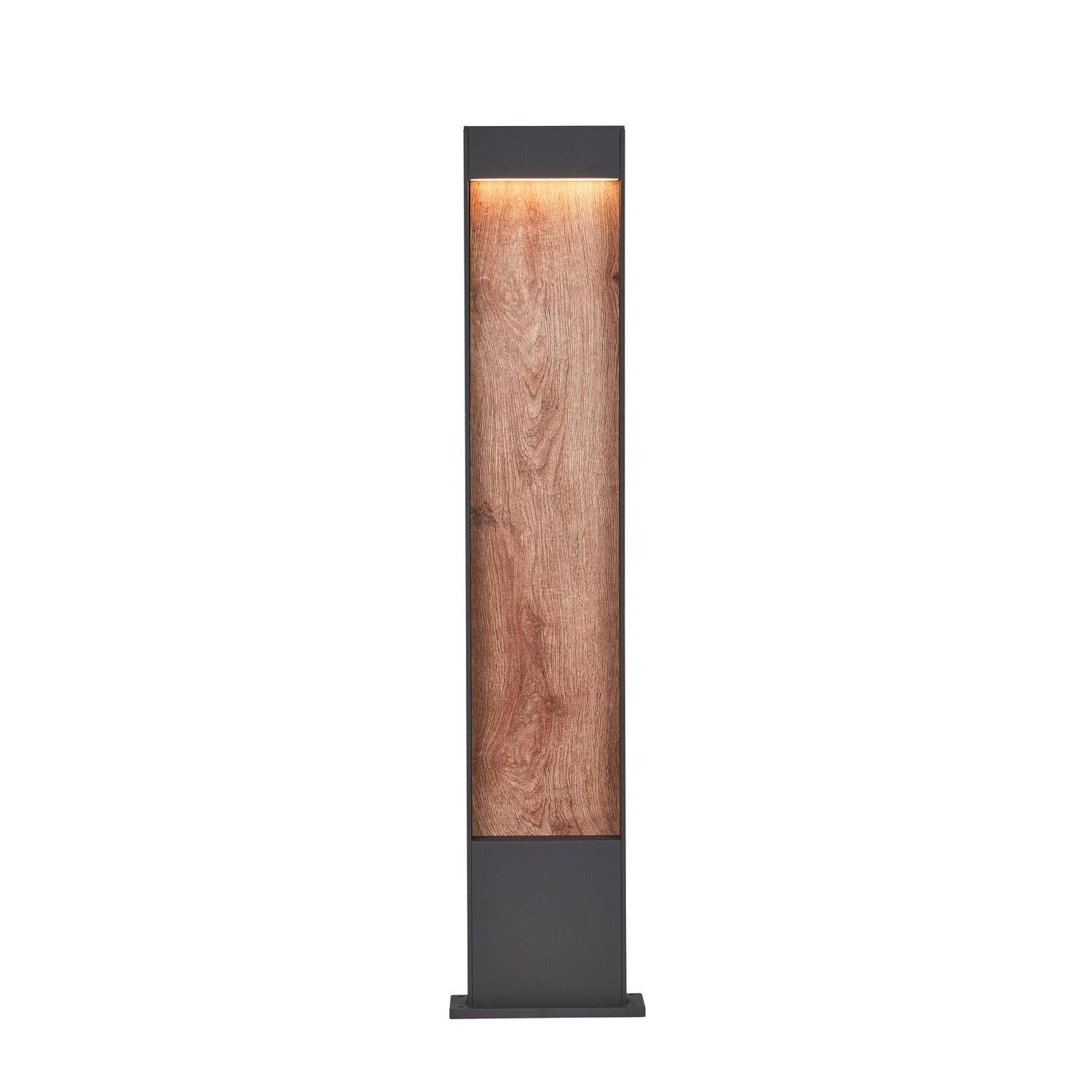 FLATT POLE 100, luminária de pé LED exterior, 3000/4000 K, IP65, antracite/castanho