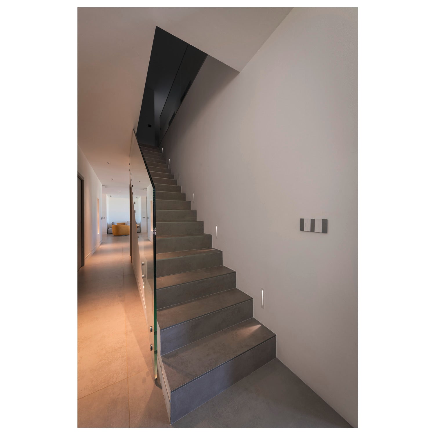 NOTAPO I, luminária de embutir na parede Indoor 3000 K branco