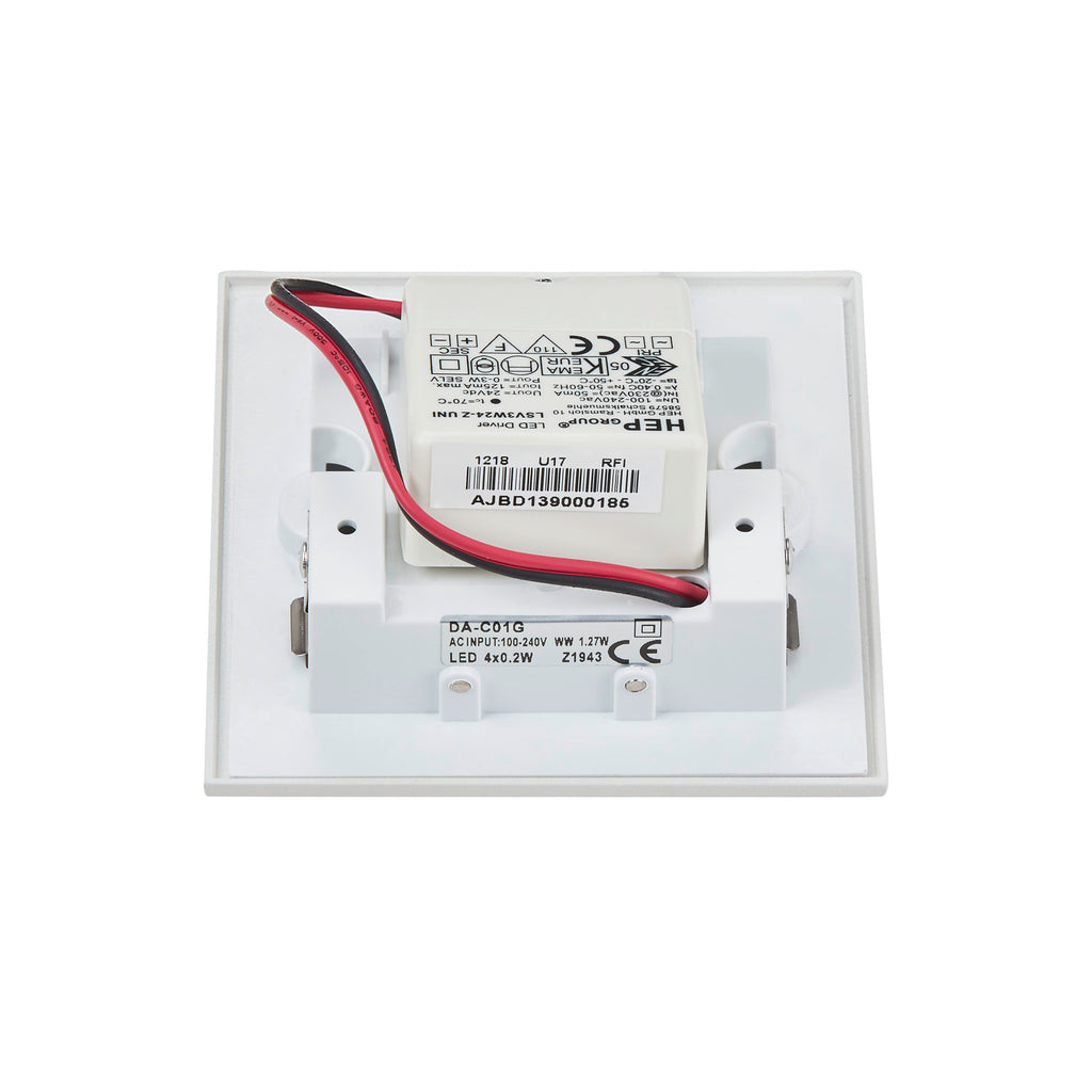 MOBALA, luminária de embutir na parede Indoor 3000 K branco