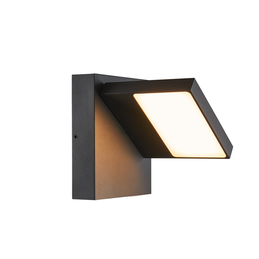ABRIDOR, luminária de montagem à superfície na parede LED Outdoor IP55 antracite 3000/4000 K